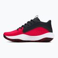 Under Armour GS Lockdown 7 rosso/nero/bianco scarpe da basket per bambini 10