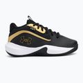 Under Armour GS Lockdown 7 scarpe da basket per bambini nero/nero/oro metallizzato 2