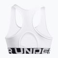 Reggiseno da allenamento Under Armour HG Authentics Mid con marchio bianco/nero 5