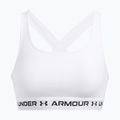 Reggiseno da allenamento Under Armour Crossback Mid bianco/bianco/nero 3