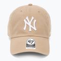 47 Brand MLB New York Yankees CLEAN UP W/No Loop Label berretto da baseball cachi 2