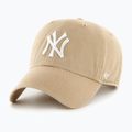 47 Brand MLB New York Yankees CLEAN UP W/No Loop Label berretto da baseball cachi