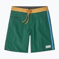 Pantaloncini da bagno Patagonia Wavefarer da uomo verde conifera 3