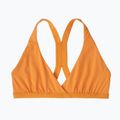 Patagonia Bottom Turn Costume da bagno Top ripple / arancio kishu