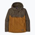 Giacca a vento da uomo Patagonia Isthmus Anorak shelter marrone