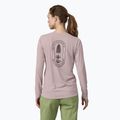 Patagonia Cap Cool Daily Graphic Shirt Longsleeve Donna - Lands clean climb bloom/echo purple 2