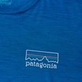 Patagonia Cap Cool Merino Blend Longsleeve Graphic donna fitz roy strata/endless blue 5