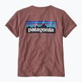 Maglietta Patagonia P-6 Logo Responsibili-Tee donna color malva dulse 2