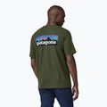 Camicia da trekking da uomo Patagonia P-6 Logo Responsibili-Tee torrey pine verde 2