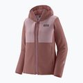 Giacca softshell Patagonia donna R2 CrossStrata Hoody malva dulse 3