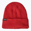 Patagonia Fishermans Rolled Beanie cappello invernale madder red