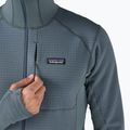 Patagonia R1 Hybrid Pullover Softshell Uomo Giacca blu utility 7