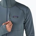 Patagonia R1 Hybrid Pullover Softshell Uomo Giacca blu utility 6