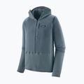 Patagonia R1 Hybrid Pullover Softshell Uomo Giacca blu utility 8