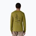 Uomo Patagonia Cap Cool Daily Graphic Lands clean climb roots/graze green x-dye longsleeve 2