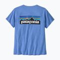 Patagonia P-6 Logo Responsabili-Tee donna blu abbondante 9