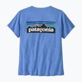 Patagonia P-6 Logo Responsabili-Tee donna blu abbondante 11