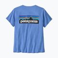 Patagonia P-6 Logo Responsabili-Tee donna blu abbondante 4