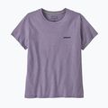 Maglietta Patagonia P-6 Logo Responsabili-Tee donna in cemento viola