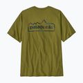 Maglietta Patagonia Unity Fitz Responsibili da uomo, colore verde ghiaia 2