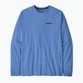 Patagonia P-6 Logo Responsibili Longsleeve uomo abbondante blu 2