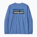 Patagonia P-6 Logo Responsibili Longsleeve uomo abbondante blu 4