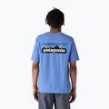 Patagonia P-6 Logo Responsabili-Tee uomo blu abbondante 4
