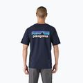 Maglietta Patagonia P-6 Logo Responsibili-Tee Uomo new navy 2