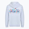 Felpa con cappuccio Patagonia Unity Fitz Uprisal da uomo, bianco 4