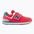 Scarpe da bambino New Balance 574's V1 rosso 9