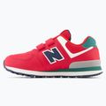 Scarpe da bambino New Balance 574's V1 rosso 10