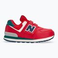 Scarpe da bambino New Balance 574's V1 rosso 2