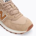 Scarpe New Balance donna 574 V2 marrone 7