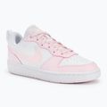 Scarpe Nike Court Borough Low Recraft in schiuma bianca/rosa