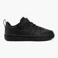 Scarpe Nike Court Borough Low Recraft da bambino nero/nero/nero 2