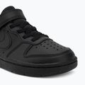 Scarpe Nike Court Borough Low Recraft da bambino nero/nero/nero 7