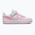 Scarpe per bambini Nike Court Borough Low Recraft white/pink foam