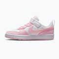 Scarpe per bambini Nike Court Borough Low Recraft white/pink foam 2