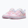 Scarpe per bambini Nike Court Borough Low Recraft white/pink foam 3