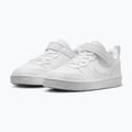 Scarpe per bambini Nike Court Borough Low Recraft white/white/white 3