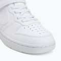 Scarpe per bambini Nike Court Borough Low Recraft white/white/white 7