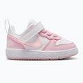 Scarpe per bambini Nike Court Borough Low Recraft white/pink foam