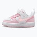 Scarpe per bambini Nike Court Borough Low Recraft white/pink foam 2