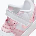 Scarpe per bambini Nike Court Borough Low Recraft white/pink foam 6