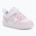 Scarpe per bambini Nike Court Borough Low Recraft white/pink foam