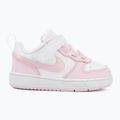 Scarpe per bambini Nike Court Borough Low Recraft white/pink foam 2