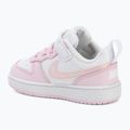 Scarpe per bambini Nike Court Borough Low Recraft white/pink foam 3