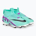 Scarpe da calcio per bambini Nike Jr Zoom Mercurial Superfly 9 Academy FG/MG iper turchese/nero/bianco/fuchsia dream 4