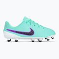 Nike Jr Legend 10 Academy FG/MG scarpe da calcio per bambini iper turchese/fucsia dream/nero 2