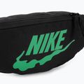 Marsupio Nike Heritage Waistpack 3 l nero/verde stadio 4